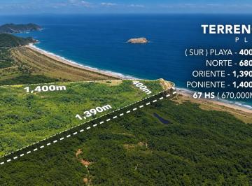 Terreno / Lote , Manzanillo · Terreno en Venta a Pie de Playa en Playa de Oro, Manzanillo | 67 Hectáreas