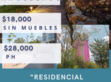 Departamento de 2 habitaciones, Alvaro Obregón · Departamento Cerca de Corporativos Santa Fe, “residencial Botanik”