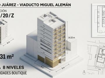 N/A · Terreno en Venta de 113 m² Sobre Viaducto en Benito Juárez