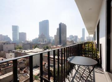 Departamento de 1 habitación, Cuauhtémoc · Loft Nuevo, Amueblado y con Balcón con Vista Al Monumento a La Revolución | Taba