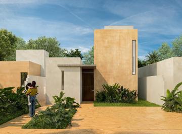 Casa · 83m² · 2 Recámaras · 2 Estacionamientos · Casa en Venta en Residencial Zamia en Chicxulub, Yucatán (Eb - Xe6218)