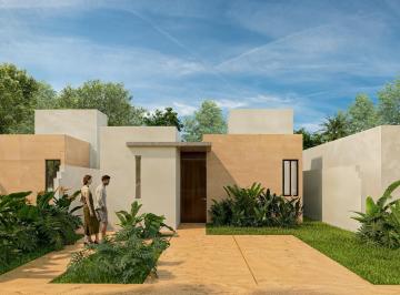 Casa · 64m² · 2 Recámaras · 2 Estacionamientos · Casa en Venta en Residencial Zamia en Chicxulub, Yucatán (Eb - Xe6218)