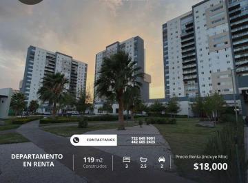 Departamento de 3 habitaciones, Querétaro · Departamento en Renta en Biosfera Towers Juriquilla