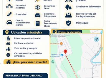 Departamento de 2 habitaciones, Nacajuca · Departamento en Excelente Ubicación
