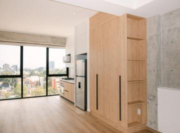 Departamento de 1 habitación, Miguel Hidalgo · Loft a Estrenar en Piso 8, con Vista, en Escandón
