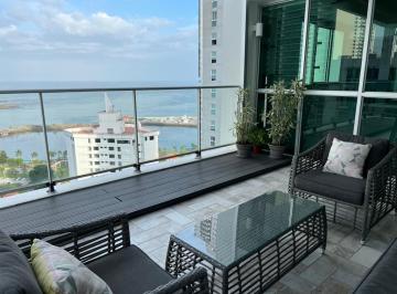 Apartamento de 3 habitaciones, Panamá · Bella Vista, Pent House con Hermosa Vista Al Mar, 314 m², Amplia Terraza, 3 Recs
