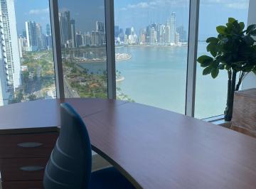Oficina comercial , Panamá · Oficina Amoblada y Terminada en Av Balboa con Excelentes Vistas Al Mar