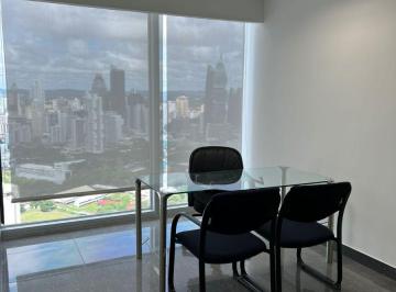 Oficina comercial , Panamá · Punta Pacifica - Oceania: 172 m² con Baño y Cafetaria, Terminada en Vidrio