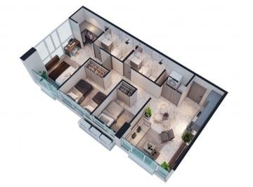 Apartamento · 44m² · 1 Recámara · 1 Estacionamientos · Hermoso Apartamento de 44 m² en Bella Vista - Pre Venta