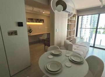 Ubicación: Calle 41 este, a pasos de la Cinta Costera
Edificio: Armonía
Metraje: · Venta de Apartamento en Bella Vista, PH Armonía, 56 m²