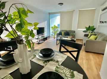Apartamento · 100m² · 2 Recámaras · 1 Estacionamientos · Alquilo Apartamento PH Aquazul Amueblado Bellavista 2r