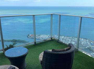 Apartamento · 140m² · 2 Recámaras · 2 Estacionamientos · Apartamento Amoblado con Vista Al Mar, Av Balboa