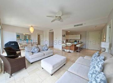Sala Comedor apartamento de playa en venta Buenaventura Panama · Apartamento Amoblado en Buenaventura Pamamá con Golf y Playa