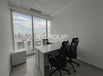Oficina comercial · 108m² · 2 Estacionamientos · Bicsa Financial Center - Av Balboa - Oficina Amoblada con Vista Al Mar