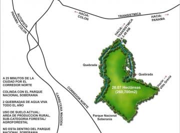 Terreno / Lote · 260000m² · Terreno en San Vicente de Chilibre (Id 10356)