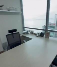 Oficina comercial , Panamá · Oficina con Vista Al Mar, Amoblada en Costa del Este: Piso Alto, Amoblado Completo