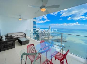 Apartamento · 267m² · 3 Recámaras · 2 Estacionamientos · Waters On The Bay - Av Balboa - Piso Alto con Vista a Mar