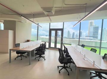 Oficina comercial · 350m² · Alquiler de Oficina Amueblada con Terraza - Financial Park