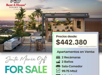 Apartamento de 2 habitaciones, Panamá · Apartamento en Venta en Santa María