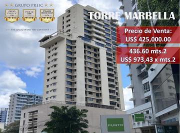 Apartamento · 436m² · 4 Recámaras · 4 Estacionamientos · Venta de Apartamento en Marbella de 436 M.2