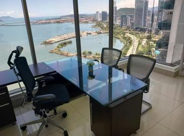 Oficina comercial · 199m² · 3 Estacionamientos · Oficina Av Balboa Amoblada 200 m² Incluido Mantenimiento Bicsa