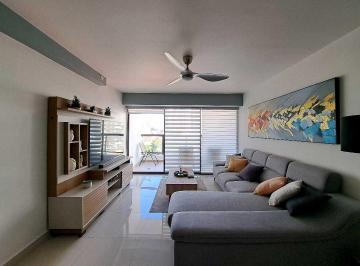 Apartamento · 125m² · 3 Recámaras · 2 Estacionamientos · Alquiler Apartamento Amoblado en Bella Vista 3 Recamaras Tm