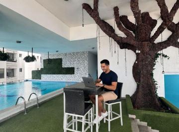 Apartamento de 2 habitaciones, Panamá · San Francisco: a 2 Cuadras del Parque Omar, Apto Amoblado de 2 Recámaras con 2 Baños, 3 Area Social