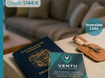 Apartamento · 26m² · 1 Recámara · 1 Estacionamientos · Inversión renta Corta Legal Bella Vista 25.88 M² desde 144k Amoblado