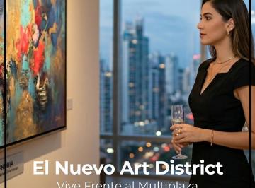Apartamento · 82m² · 2 Recámaras · 1 Estacionamientos · Inversión Lock - Off en El Art District Desde $310k | 82 m² | 2 en 1