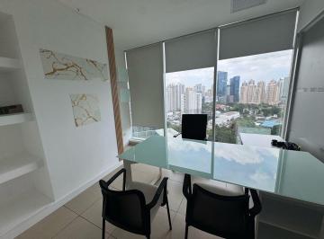 Oficina comercial · 156m² · 3 Recámaras · 1 Estacionamientos · Alquiler de Oficina Amoblada | F&f Tower & El Tornillo, Calle 50