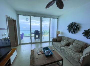 Apartamento · 115m² · 2 Recámaras · 1 Estacionamientos · Alquiler Frente Al Mar en Santa Clara – Totalmente Amoblado (C. P)
