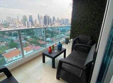Apartamento · 120m² · 2 Recámaras · 1 Estacionamientos · Alquilo Apartamento Amoblado en San Francisco PH Kolosal