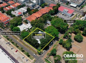 Terreno / Lote · 1784m² · Se Vende Terreno en Obarrio de 1784.50 m²