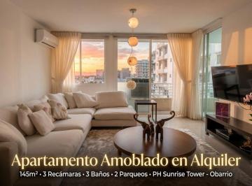 Apartamento de 3 habitaciones, Panamá · Apartamento Amoblado en Alquiler en Obarrio | PH Sunrise Tower
