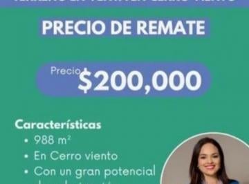 Terreno / Lote , Panamá · Venta Lote Terreno Cerro Viento