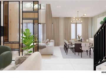 Casa · 418m² · 4 Recámaras · 1 Estacionamientos · Venta de Duplex Modelo A The Woods Santa Maria