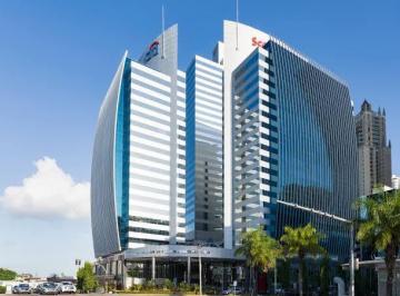 Oficina comercial · 197m² · 4 Estacionamientos · Alquiler Oficina Punta Pacifica 197.35 m² Torre de Las Americas Mld