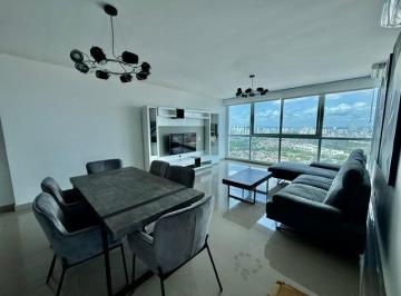 Apartamento · 140m² · 3 Recámaras · 2 Estacionamientos · Alquiler de Apartamento Amoblado en Costa del Este 3 Recamaras Lh
