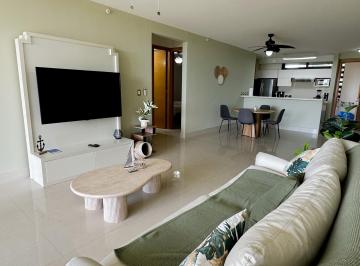 Apartamento · 123m² · 2 Recámaras · 1 Estacionamientos · Venta de Apartamento de Playa Amoblado en Casamar, PH Perlamar (26p)