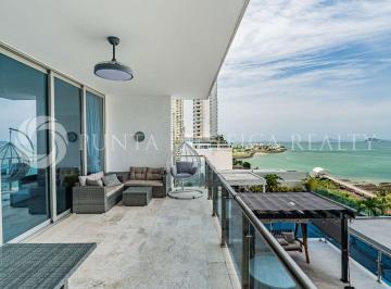 Apartamento de 5 habitaciones, Panamá · Alquiler | Exclusivo Apartamento Amoblado de 408 m² Frente Al Mar en PH Aqualina | Punta Pacífica