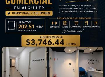 Local comercial · 202m² · 1 Estacionamientos · Alquiler de Local - Liberty Plaza 12 de Octubre - Rr