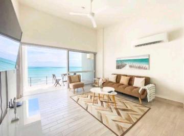 Apartamento · 80m² · 2 Recámaras · Alquiler Apartamento Playa Caracol Frente Al Mar con Balcon