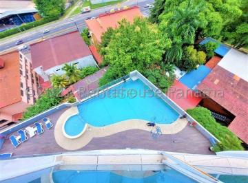 Apartamento de 3 habitaciones, Panamá · Alquilo Apartamento PH Mont Royale. en El Cangrejo, 27lbr140