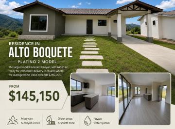 Casa de 2 habitaciones, Boquete · 690 m² de Terreno, El Modelo Más Amplio de Grand Canyon