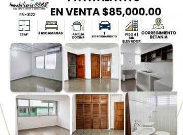 Apartamento · 75m² · 3 Recámaras · 1 Estacionamientos · Venta de Apartamento en Betania 3 Habitaciones (Db)