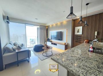 Apartamento · 65m² · 1 Recámara · 1 Estacionamientos · Apartamento Amoblado en Alquiler – PH San Roque | Vía España Am