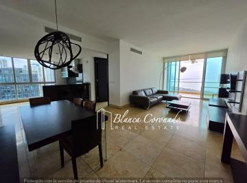 Apartamento · 147m² · 2 Recámaras · 2 Estacionamientos · Apartamento Amoblado en Alquiler con Vista Al Mar en Coco del Mar