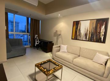 Apartamento · 110m² · 2 Recámaras · 1 Estacionamientos · Apartamento en Alquiler con Internet Amoblado en Obarrio, PH Denovo