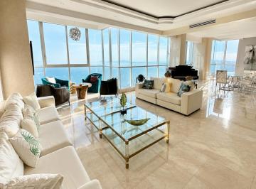 Apartamento de 4 habitaciones, Panamá · Se Vende Penthouse Ocean Two, Frente Al Mar en Costa del Este
