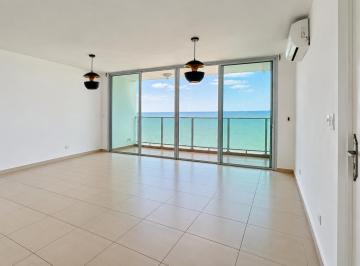 Apartamento · 125m² · 3 Recámaras · 2 Estacionamientos · Alquiler Apartamento San Francisco 125 m² Frente Al Mar Cv